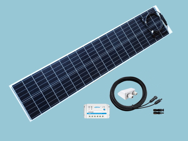 80W Sunshine Flexible Solar Caravan Motorhome Boat Kit