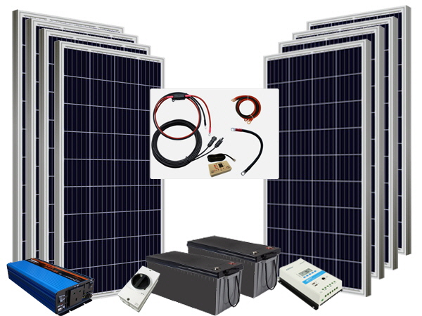 1000W Solar Panel kit battery Charger Controller Caravan Van Boat