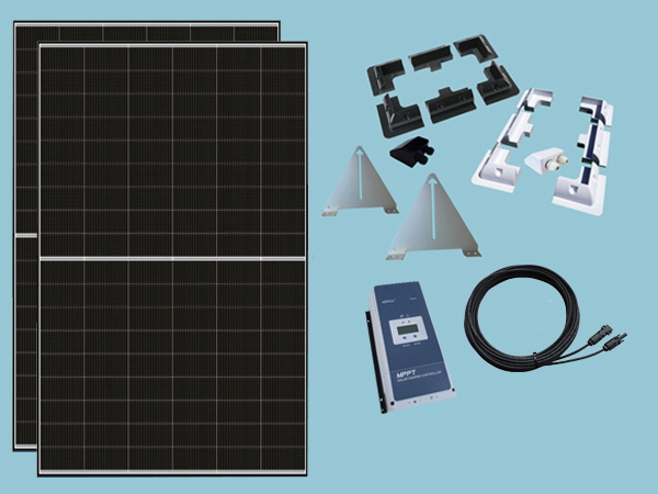 900W Rigid Solar Narrowboat  Kit 12V or 24V