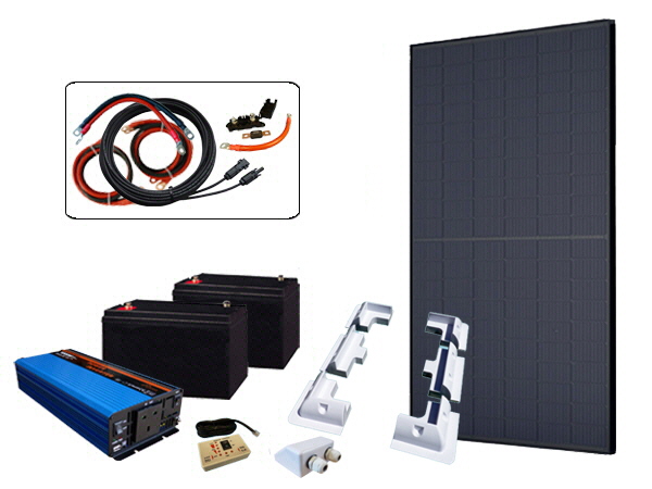 330W - 24V Off Grid Solar Kit - 1000W Power Inverter