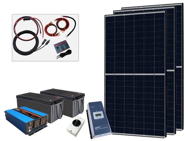 1200W - 24V Off Grid Solar Kit - 1.5kW Power Inverter