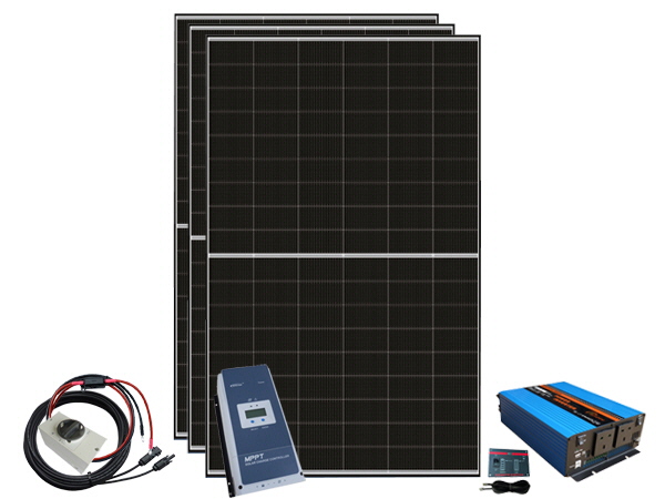 1350W - 12V Off Grid Solar Kit - Power Inverter