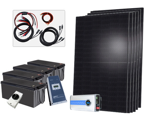 2520W - 48V Off Grid Solar Kit - Power Inverter
