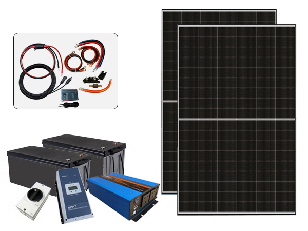 900W - 12V Off Grid Solar Kit - Power Inverter