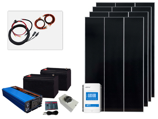 520W - 24V Off Grid Solar Kit - Power Inverter