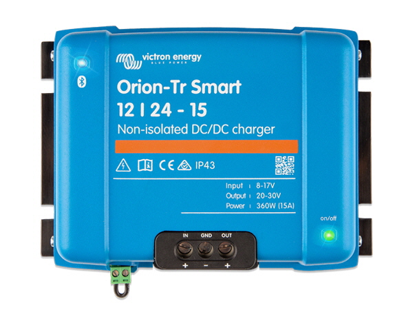 Orion-Tr Smart 12/24V-15A Non-Isolated DC-DC Charger
