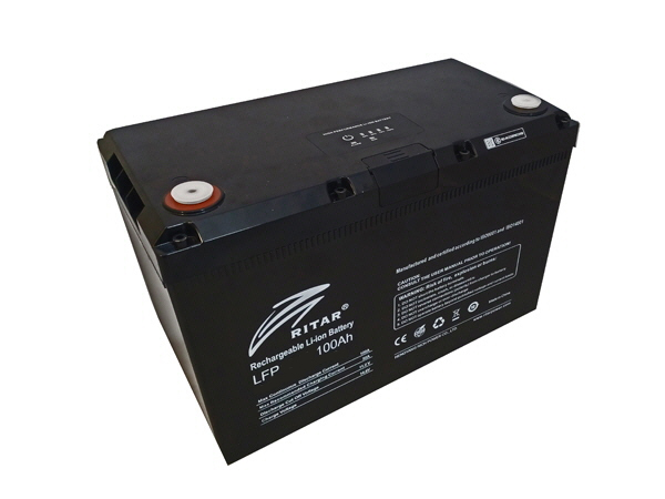 Ritar 100Ah - 24V Lithium LiFePO4 Battery - Bluetooth, Heater & CanBus